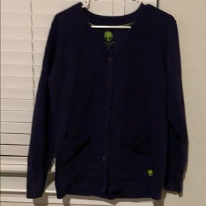 Nursing Navy blue button up jacket